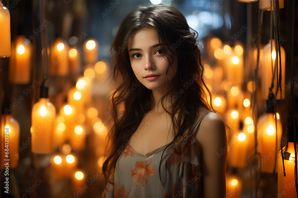 portrait photo of a beautiful girl portrait photo of a beautiful girl