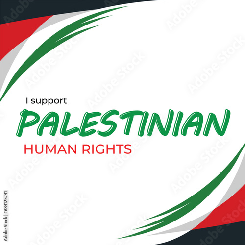 Free Palestine  Vector illustration background. Pray for Palestine, gaza, muslim, free quds flag