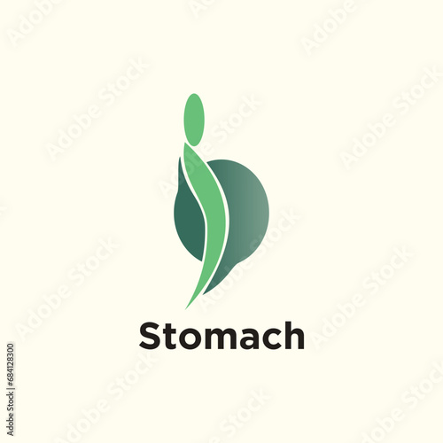 Stomach care logo vector design template creative stomach symbol