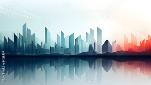 City Abstract Business Background