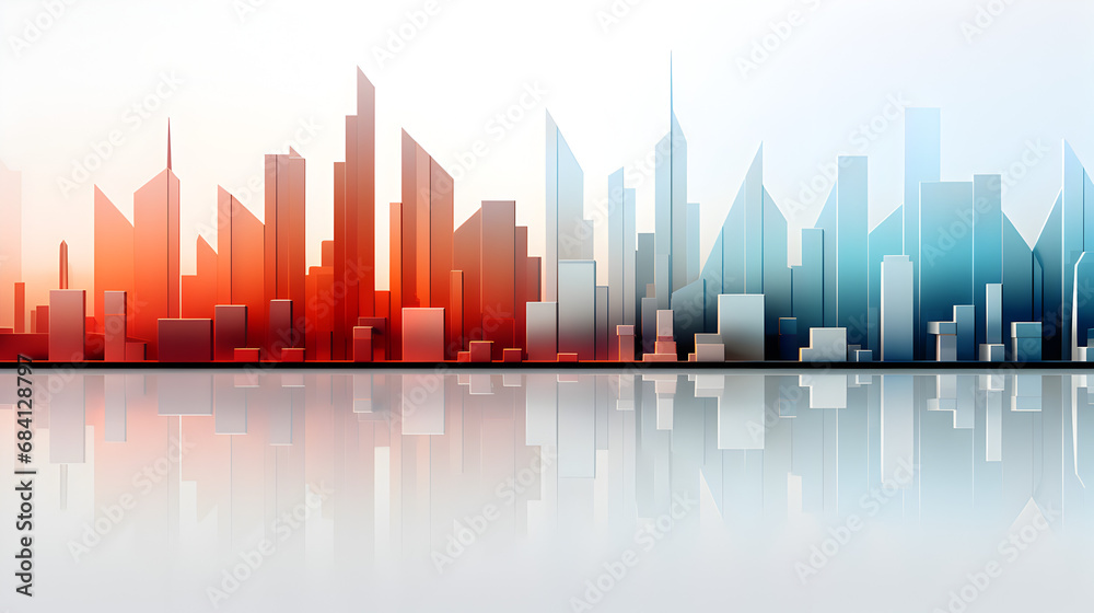 City Abstract Business Background