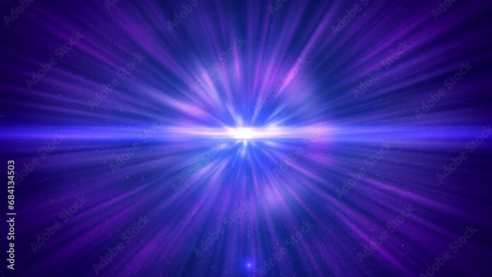 Cosmic background in blue with particles and stars lights