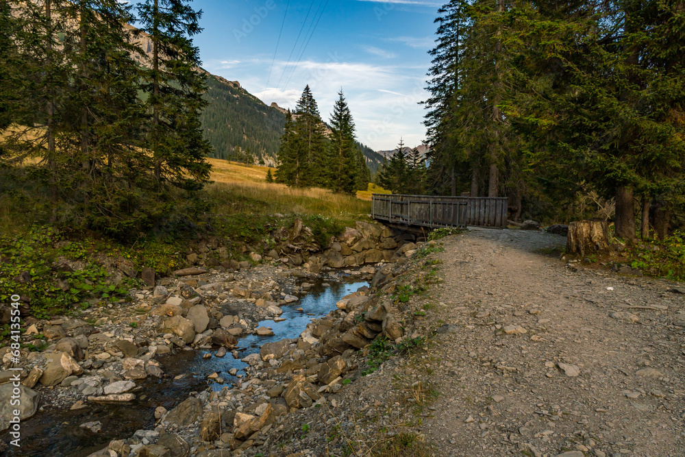 Autumn mountain tour on the Hoher Ifen in the Kleinwalsertal Allgau Alps Autumn mountain tour on the Hoher Ifen in the Kleinwalsertal Allgau Alps