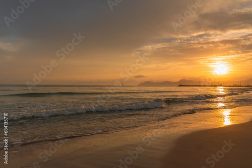 sunrise on the beach