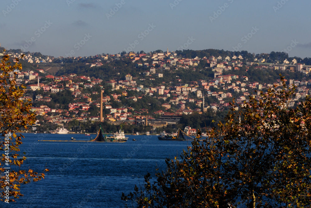 Fototapeta premium view of the city