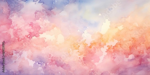 Generate an abstract background resembling a watercolor masterpiece with soft  blended colors