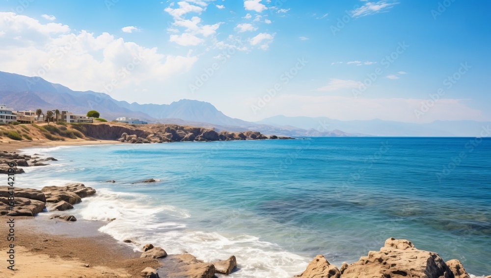 Discover the Breathtaking Coastal Beauty of Crete - Paradise Unveiled Generative AI