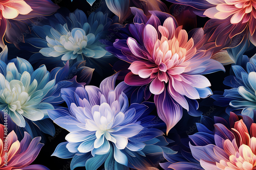 Obraz premium Floral Background Floral Wallpaper Floral Image Flower Background Flower Image Flower Wallpaper Illustration 
