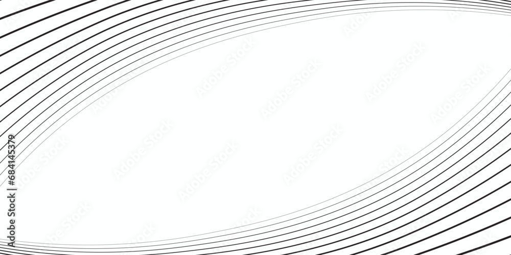 Abstrak melengkung Diagonal Striped Latar Belakang. Vektor melengkung miring miring, melambaikan garis pola - obrazy, fototapety, plakaty 