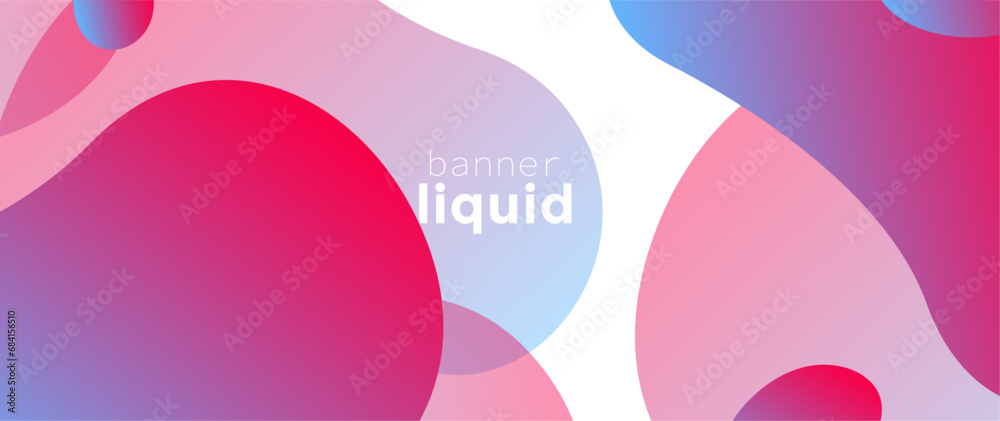 colorful abstract banner, abstract background with ribbon