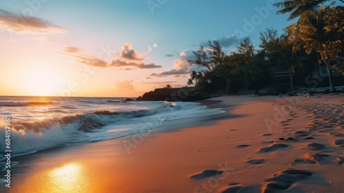 Beautiful tropical ocean coast, deserted © YouraPechkin