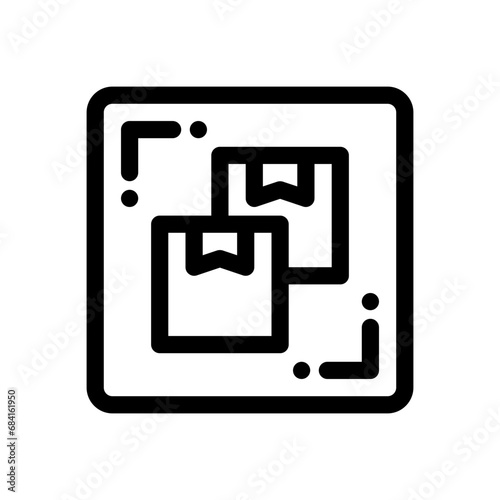 duplication line icon