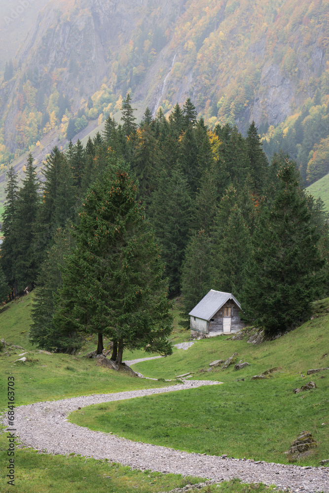 Alphütten im Herbst IV