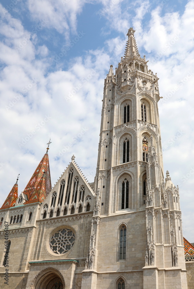 Church of the Assumption called Matthias Church in Budapest in H