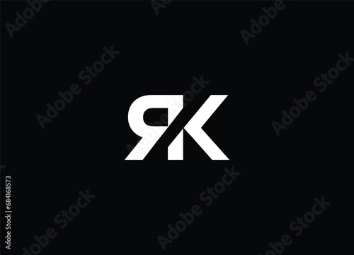 Creative Letters RK Logo Design Vector Templates