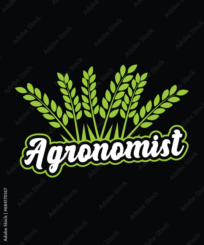 Agronomist Typography and SVG and groovy and t-shirt design Agronomist Typography and SVG and groovy and t-shirt design
