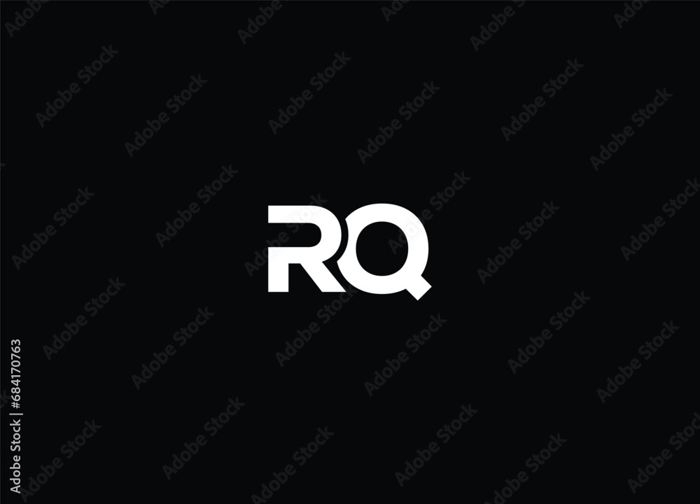 Creative Letters RQ Logo Design Vector Template Creative Letters RQ Logo Design Vector Template