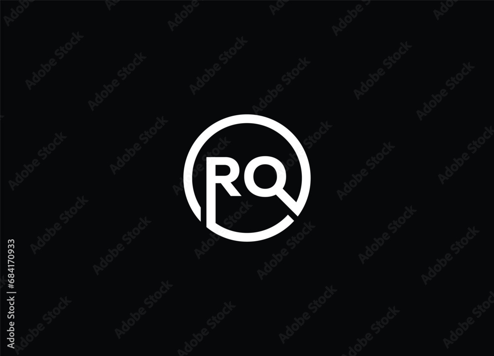 Creative Letters RQ Logo Design Vector Template Creative Letters RQ Logo Design Vector Template