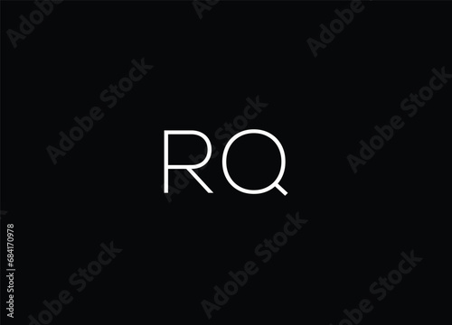 Creative Letters RQ Logo Design Vector Template