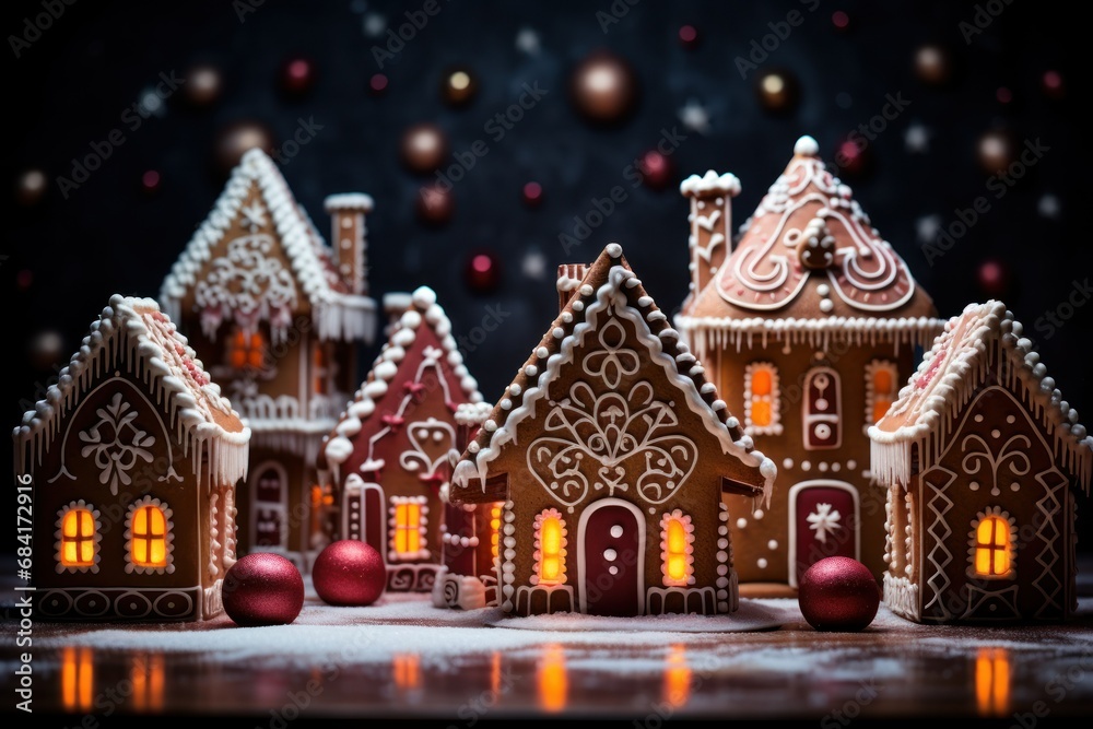 Gingerbread Houses - Generative AI