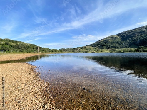 A view of Loch Shiel in Scotland near Glenfinnan