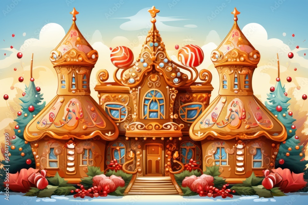 Gingerbread Houses - Generative AI Gingerbread Houses - Generative AI