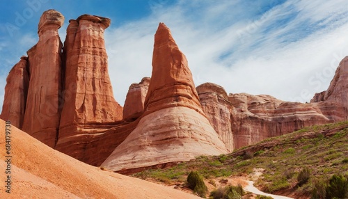 majestic sandstone formations