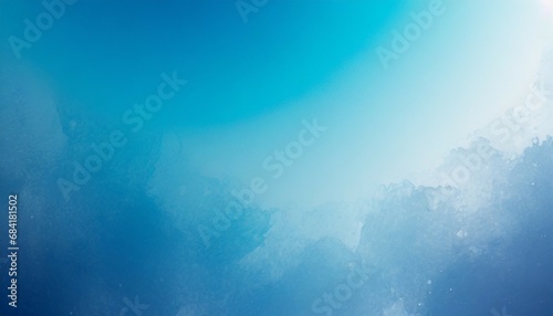 gradient abstract background blue sky ice ink with copy space