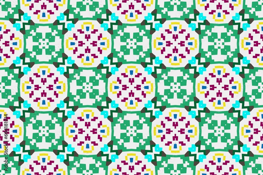 Abstract ethnic rug ornamental seamless pattern.Perfect for fashion, textile design, cute themed fabric, on wall paper, wrapping paper and home decor. Geometric pattern. Abstract ethnic rug ornamental seamless pattern.Perfect for fashion, textile design, cute themed fabric, on wall paper, wrapping paper and home decor. Geometric pattern.