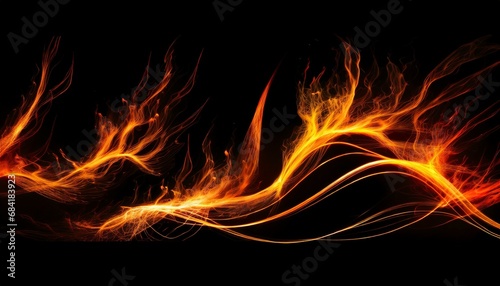 fiery lines set in black © Enzo