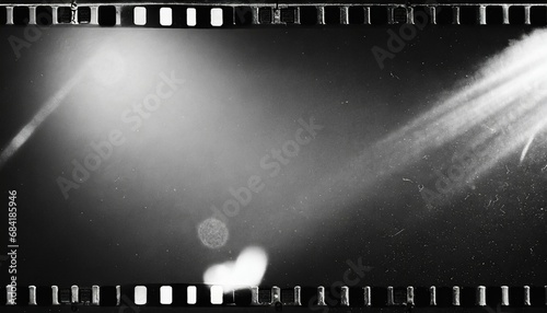 b w black and white super 8mm light leak flare film dust film strip frame wallpaper texture with film spool © Enzo