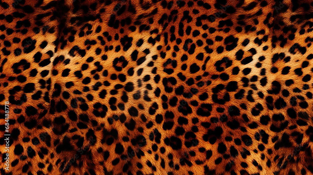 The pattern replicate the intricate and striking design of a leopard's coat created with Generative Ai The pattern replicate the intricate and striking design of a leopard's coat created with Generative Ai