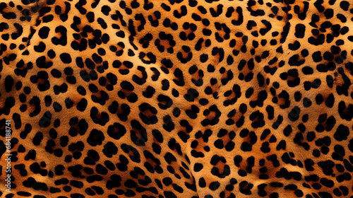 The pattern replicate the intricate and striking design of a leopard s coat created with Generative Ai