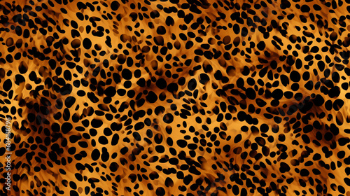The pattern replicate the intricate and striking design of a leopard s coat created with Generative Ai