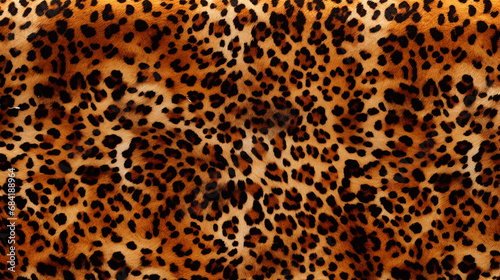 The pattern replicate the intricate and striking design of a leopard s coat created with Generative Ai