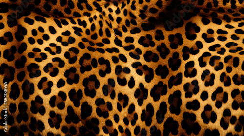 The pattern replicate the intricate and striking design of a leopard's coat created with Generative Ai photo