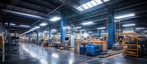 inner warehouse of a metal manufacturing plant