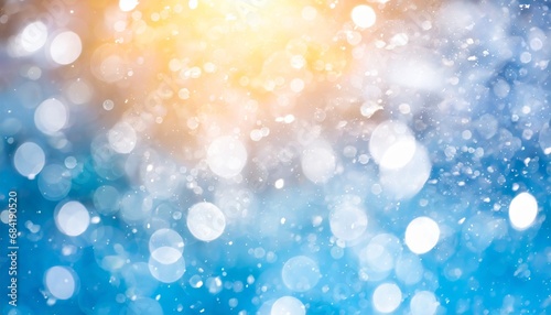 Bokeh magic background colorful light christmas holiday defocused blinking blurred glowing sparkling © Liudmyla