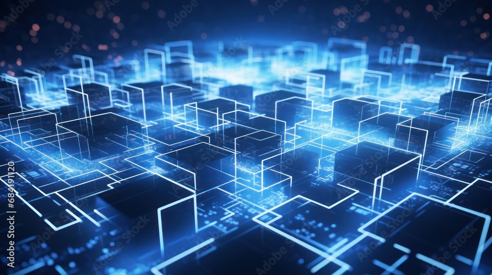Illustrate the abstract resilience in IT City landscapes, portraying the adaptive and responsive features that safeguard against disruptions Illustrate the abstract resilience in IT City landscapes, portraying the adaptive and responsive features that safeguard against disruptions