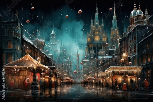Christmas Markets - Generative AI © Sidewaypics