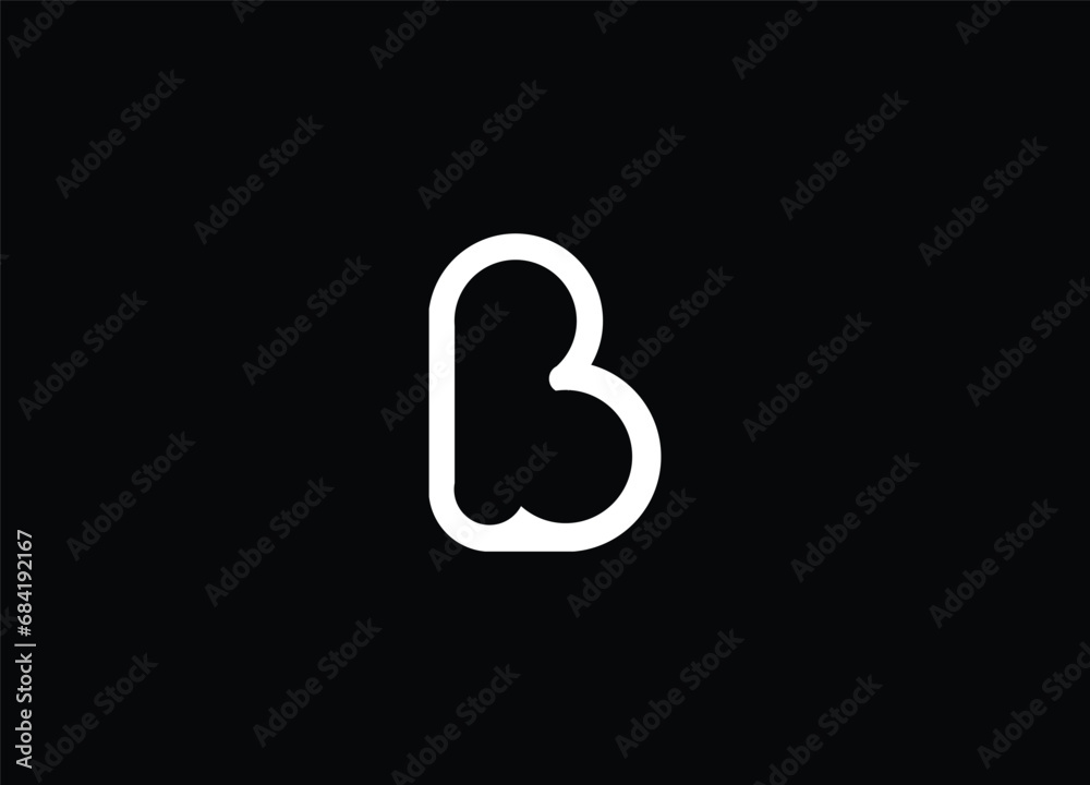 Creative Letters WB Logo Design Vector Template Creative Letters WB Logo Design Vector Template