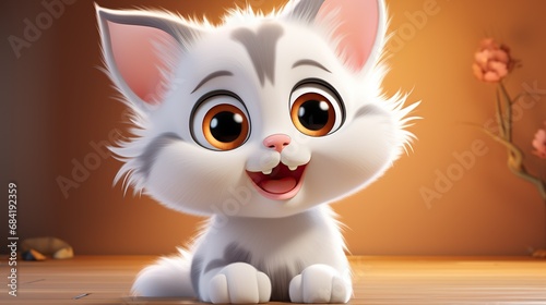 Cute cat cartoon