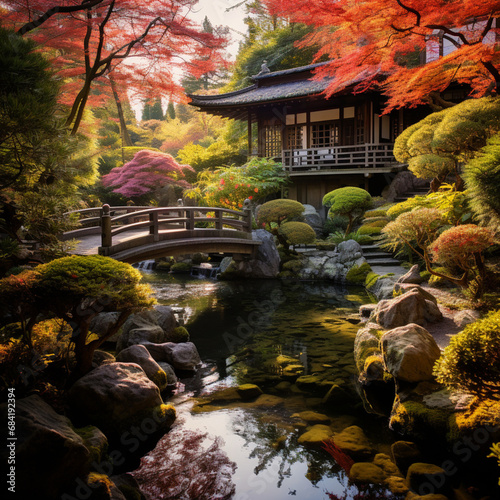 Japanese garden.