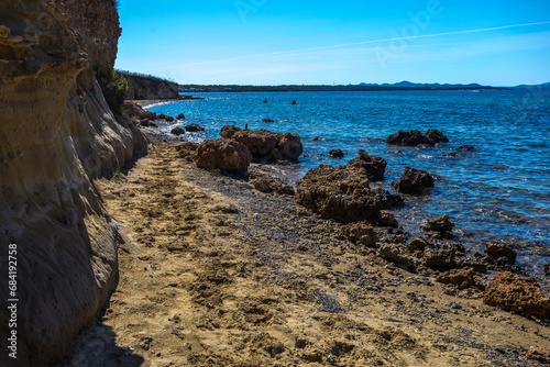 Der Strand von Bilotinjak, Nin, Kroatien photo