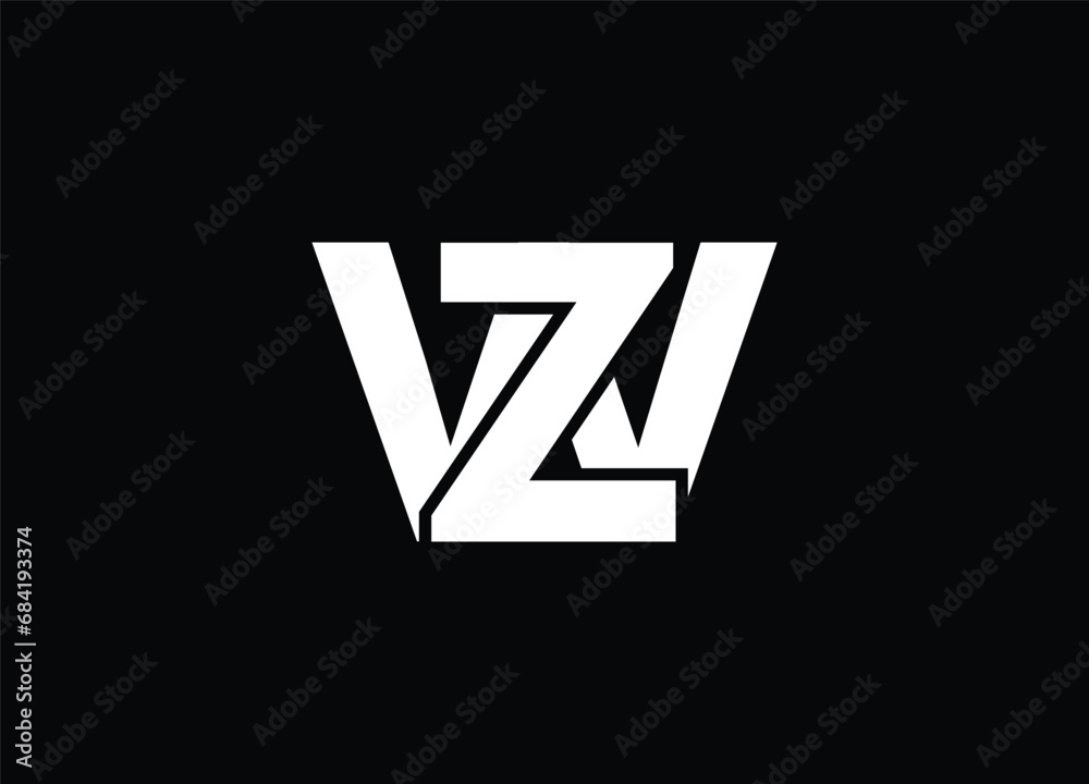 Creative Letters WZ Logo Design Vector Template Creative Letters WZ Logo Design Vector Template