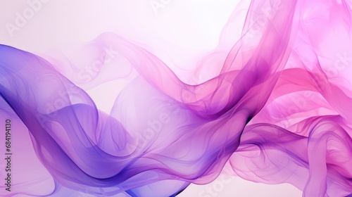Watercolor purple wave on light background wallpaper 3d
