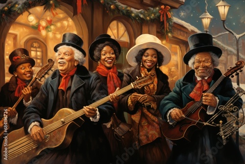 Carolers and Musicians - Generative AI