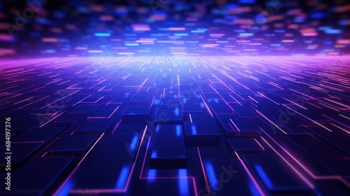 Pulsating IT Technology abstract background