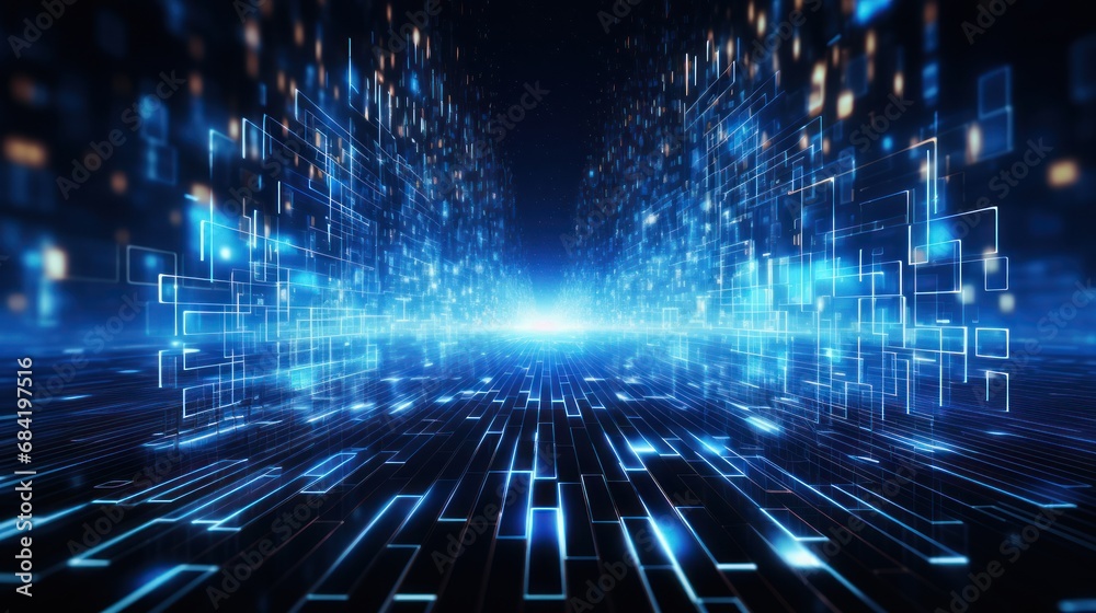 Pulsating IT Technology abstract background Pulsating IT Technology abstract background