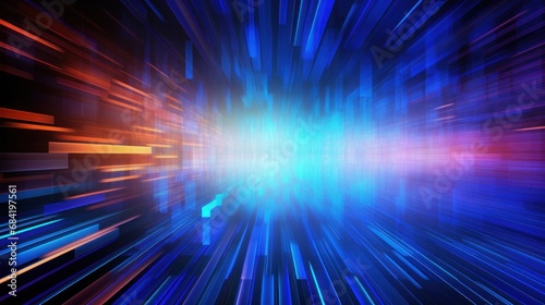 Pulsating IT Technology abstract background